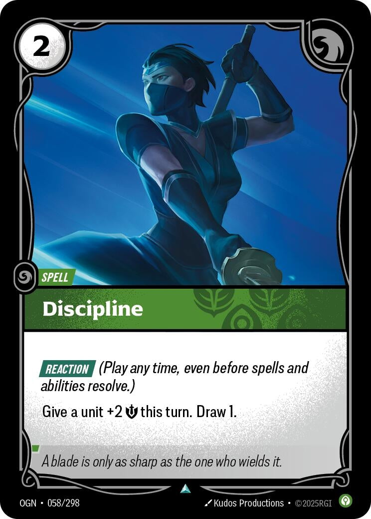 Image for Discipline (058/298) (Origins) - Riftbound: League of Legends Trading Card Game