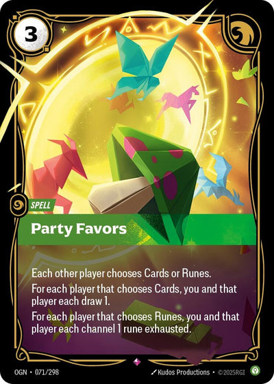 Party Favors (071/298) (Origins)