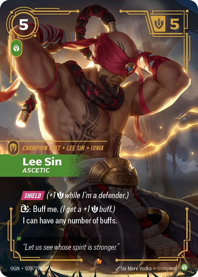 Lee Sin - Ascetic (078/298) (Origins)