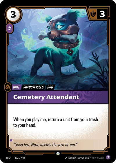 Cemetery Attendant (165/298) (Origins)