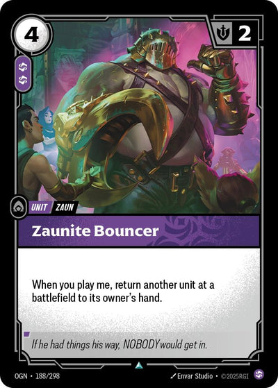 Zaunite Bouncer (188/298) (Origins)