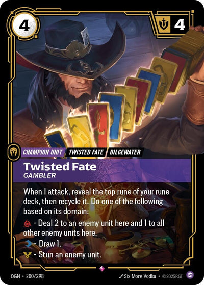 Twisted Fate - Gambler (200/298) (Origins)
