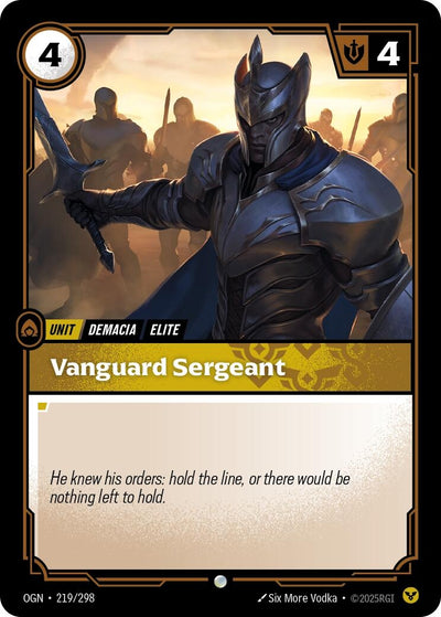 Vanguard Sergeant (219/298) (Origins)