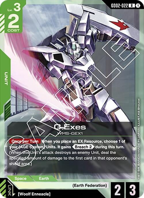 Image for G-Exes (GD02-022) (Dual Impact) - Gundam Card Game