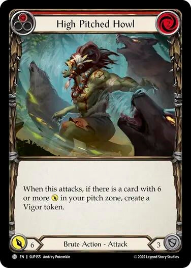 High Pitched Howl (Red) (SUP155) (Super Slam)