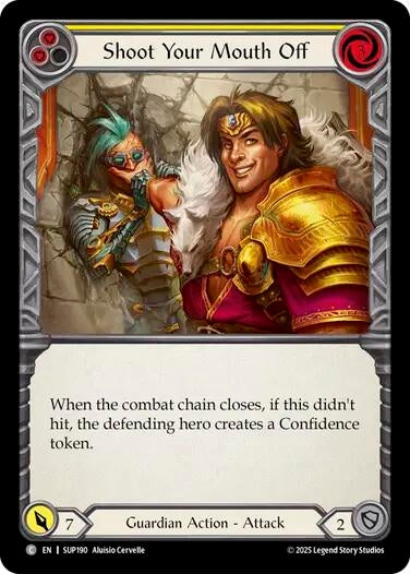 Shoot Your Mouth Off (Yellow) (SUP190) (Super Slam)