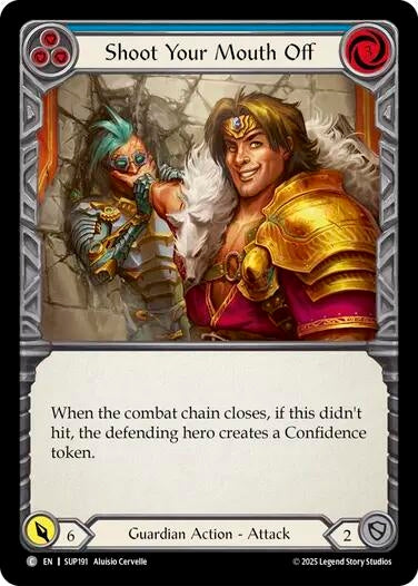 Shoot Your Mouth Off (Blue) (SUP191) (Super Slam)