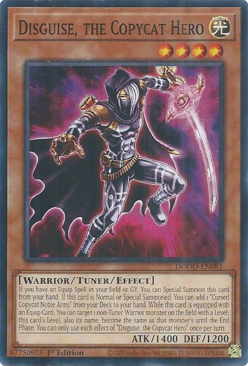 Disguise, the Copycat Hero (DOOD-EN081) (Doom of Dimensions)