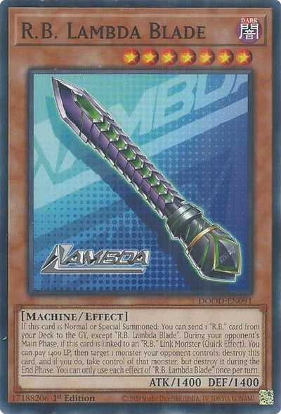 R.B. Lambda Blade (DOOD-EN091) (Doom of Dimensions)