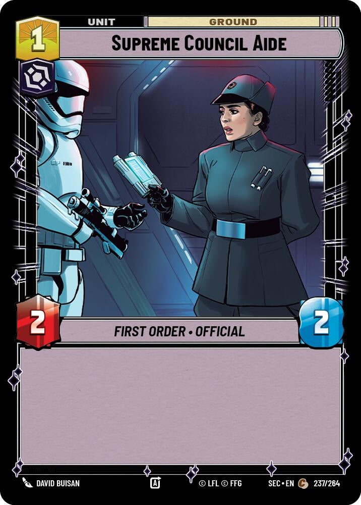 Image for Supreme Council Aide (237/264) (Secrets of Power) - Star Wars: Unlimited