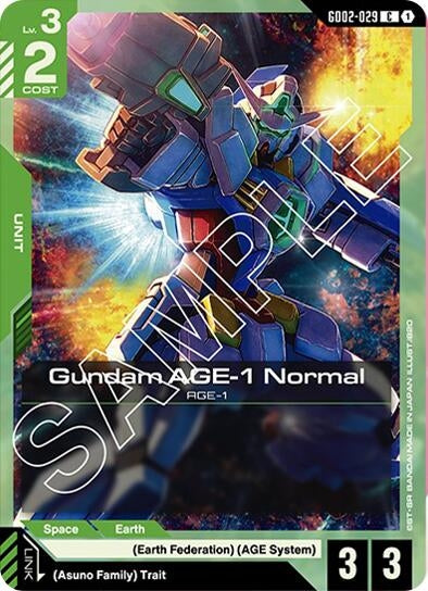 Gundam AGE-1 Normal (GD02-029) (GD02-029) (Dual Impact)