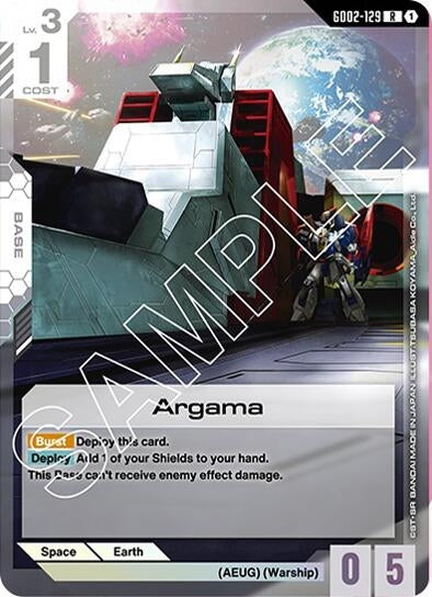Image for Argama (GD02-129) (Dual Impact) - Gundam Card Game