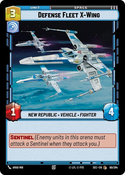Defense Fleet X-Wing (60/264) (Secrets of Power)