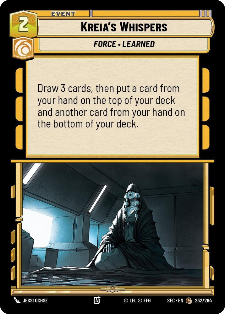 Image for Kreia's Whispers (232/264) (Secrets of Power) - Star Wars: Unlimited