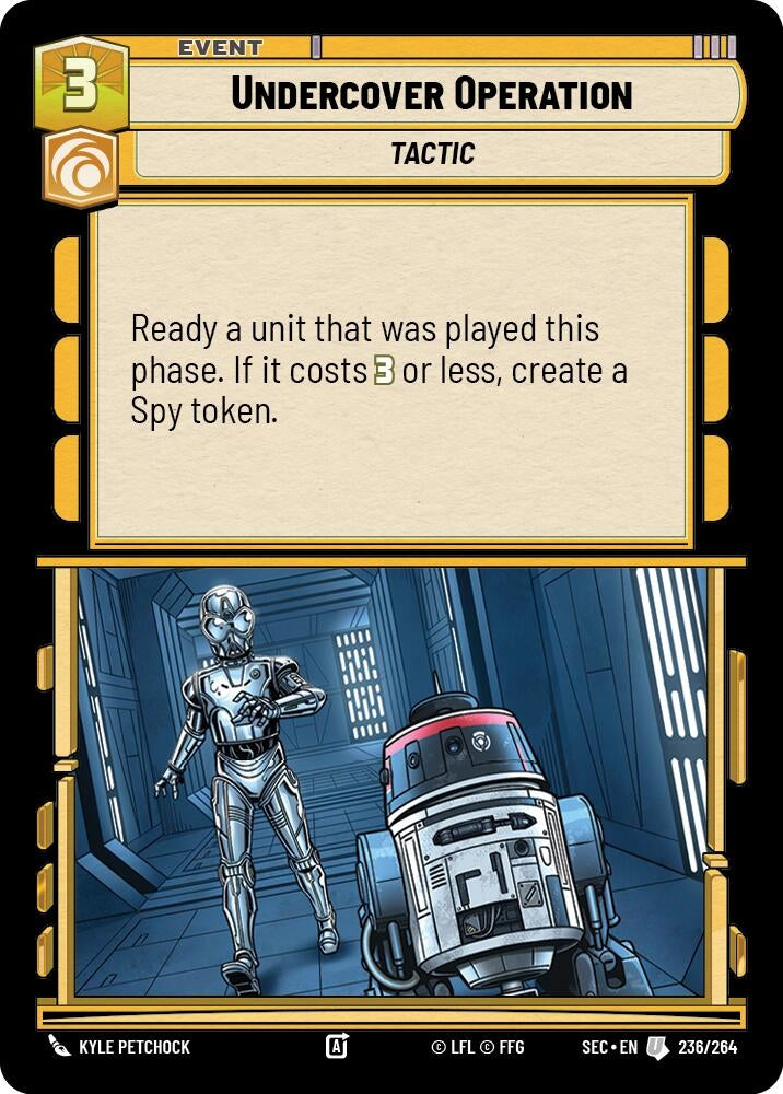 Image for Undercover Operation (236/264) (Secrets of Power) - Star Wars: Unlimited