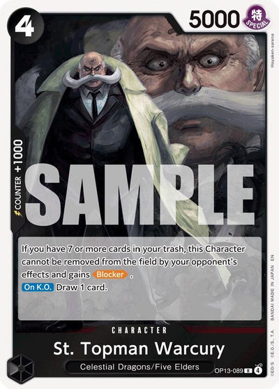 St. Topman Warcury (OP13-089) (Carrying On His Will)