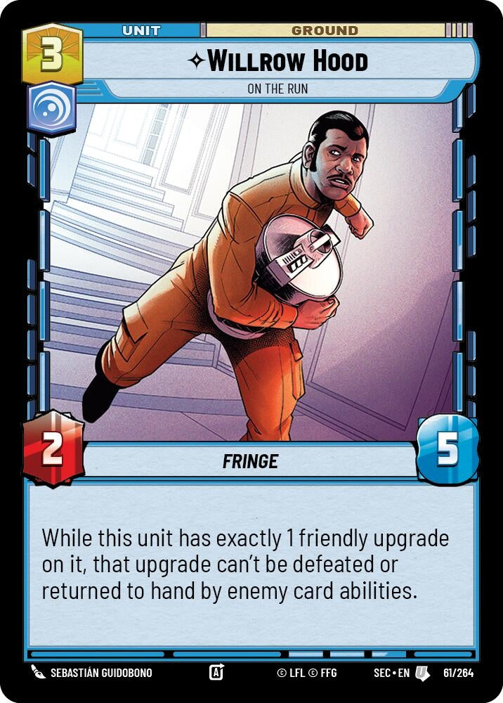 Image for Willrow Hood - On the Run (61/264) (Secrets of Power) - Star Wars: Unlimited