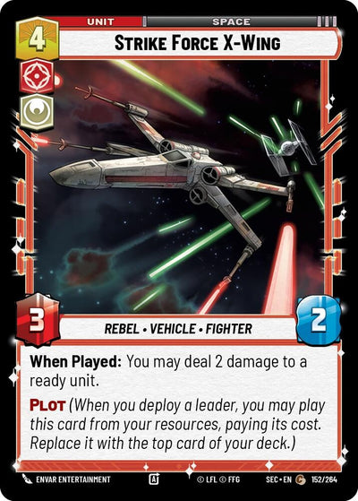 Strike Force X-Wing (152/264) (Secrets of Power)