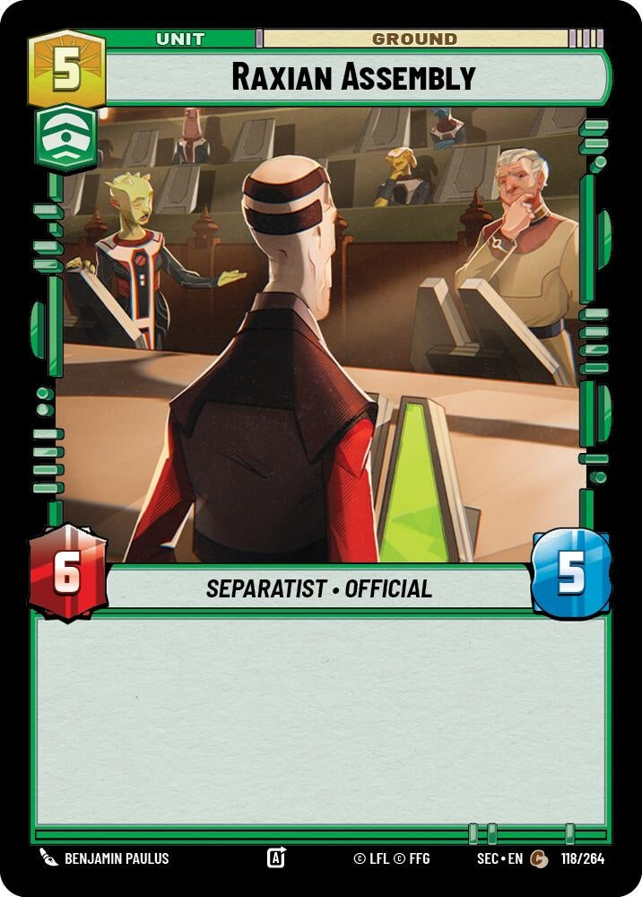 Image for Raxian Assembly (118/264) (Secrets of Power) - Star Wars: Unlimited