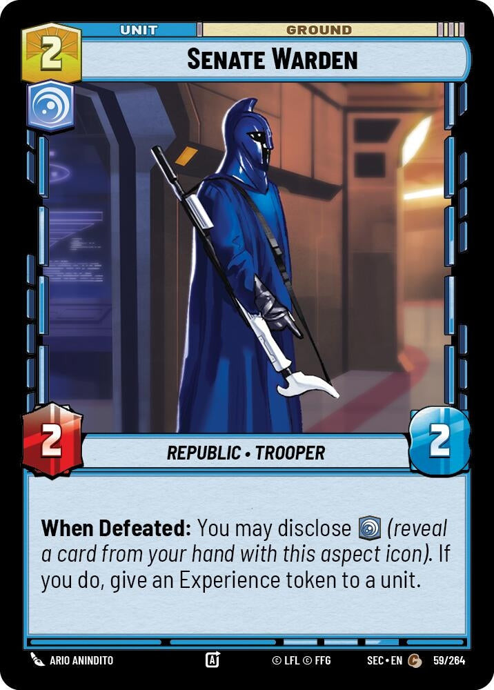 Image for Senate Warden (59/264) (Secrets of Power) - Star Wars: Unlimited