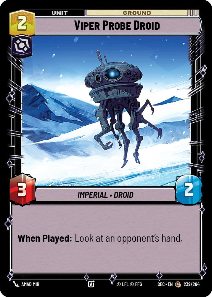Image for Viper Probe Droid (239/264) (Secrets of Power) - Star Wars: Unlimited