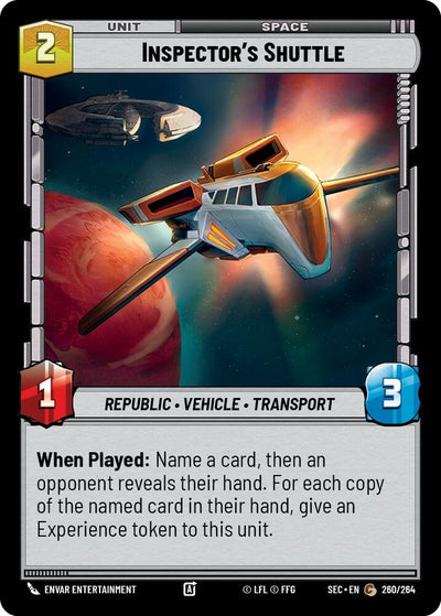 Inspector's Shuttle (260/264) (Secrets of Power)