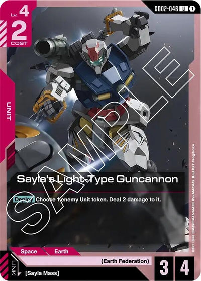 Sayla's Light-Type Guncannon (GD02-046) (Dual Impact)