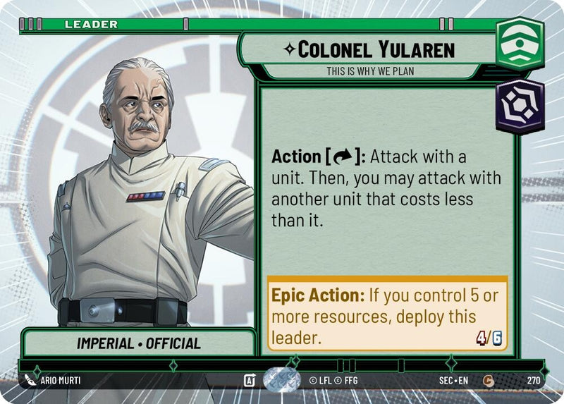 Colonel Yularen - This is Why We Plan (Hyperspace) (270) (Secrets of Power)