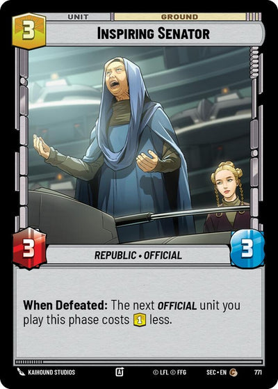 Inspiring Senator (Foil) (771) (Secrets of Power)
