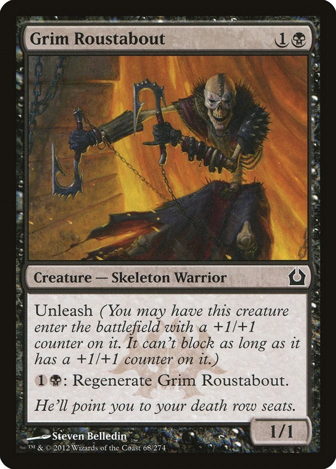 Grim Roustabout (68) [RTR] - MTG Single