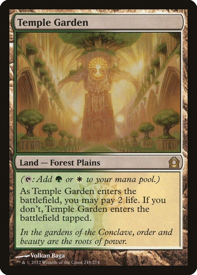 Temple Garden (248) [RTR] - MTG Single