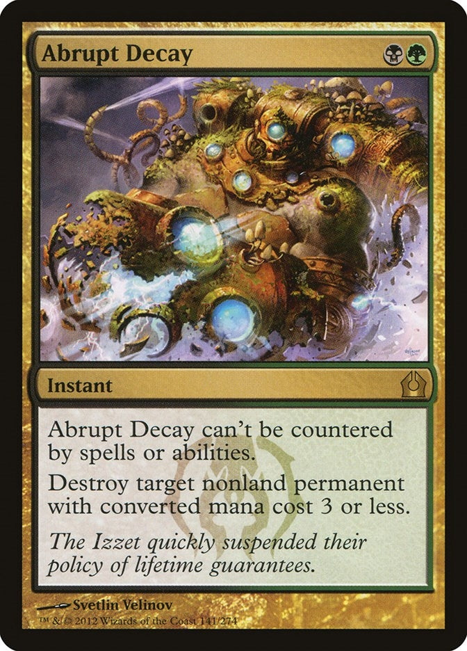 Abrupt Decay (141) [RTR] - MTG Single