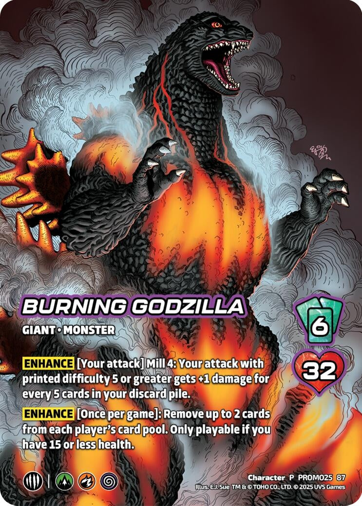 Image for Burning Godzilla (Godzilla Day 2025) (Promo25 87) (UniVersus Promos) - UniVersus