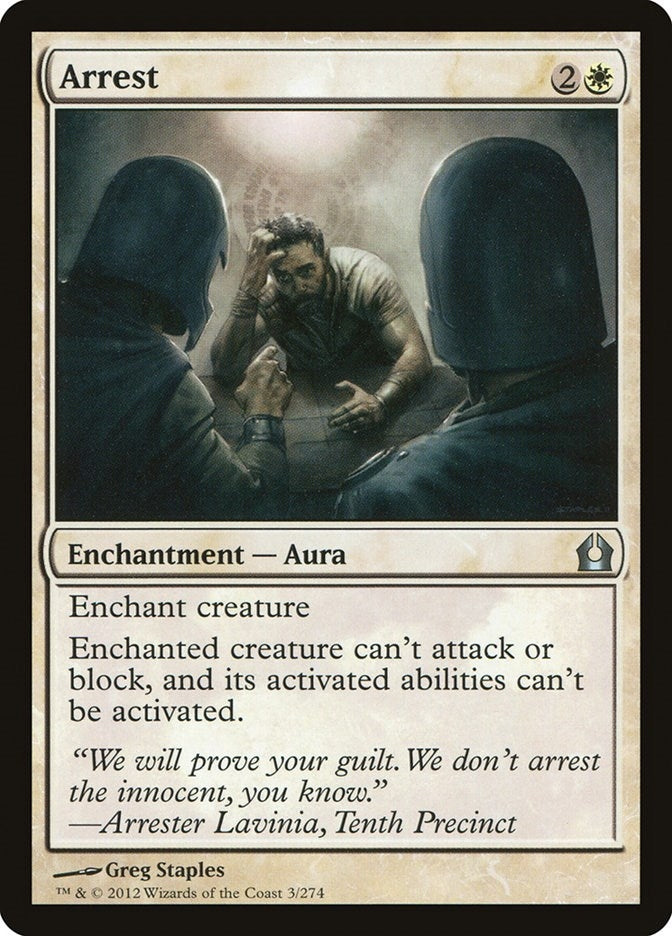 Arrest (3) [RTR] - MTG Single