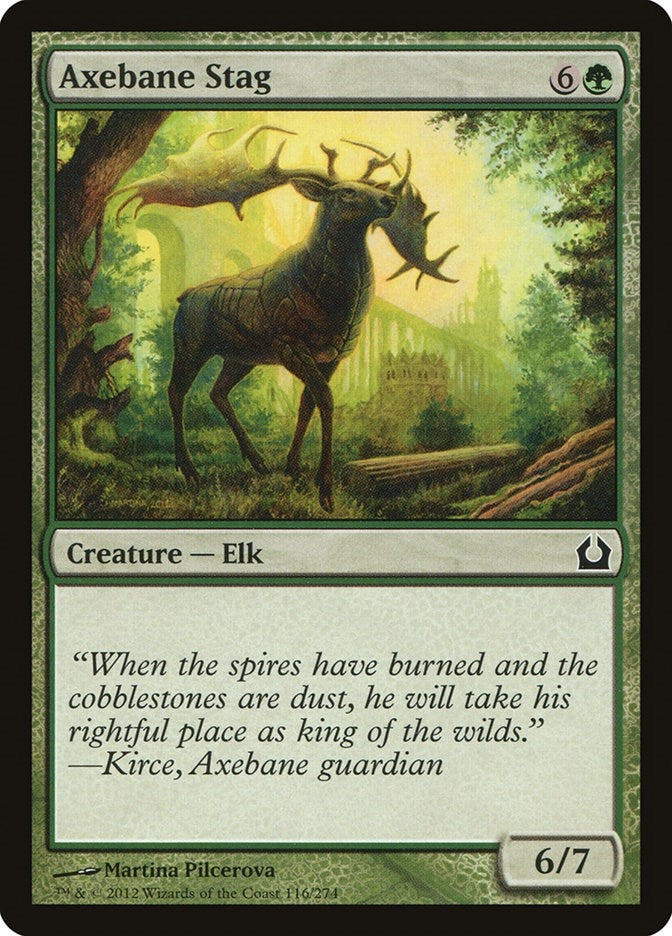 Axebane Stag (116) [RTR] - MTG Single