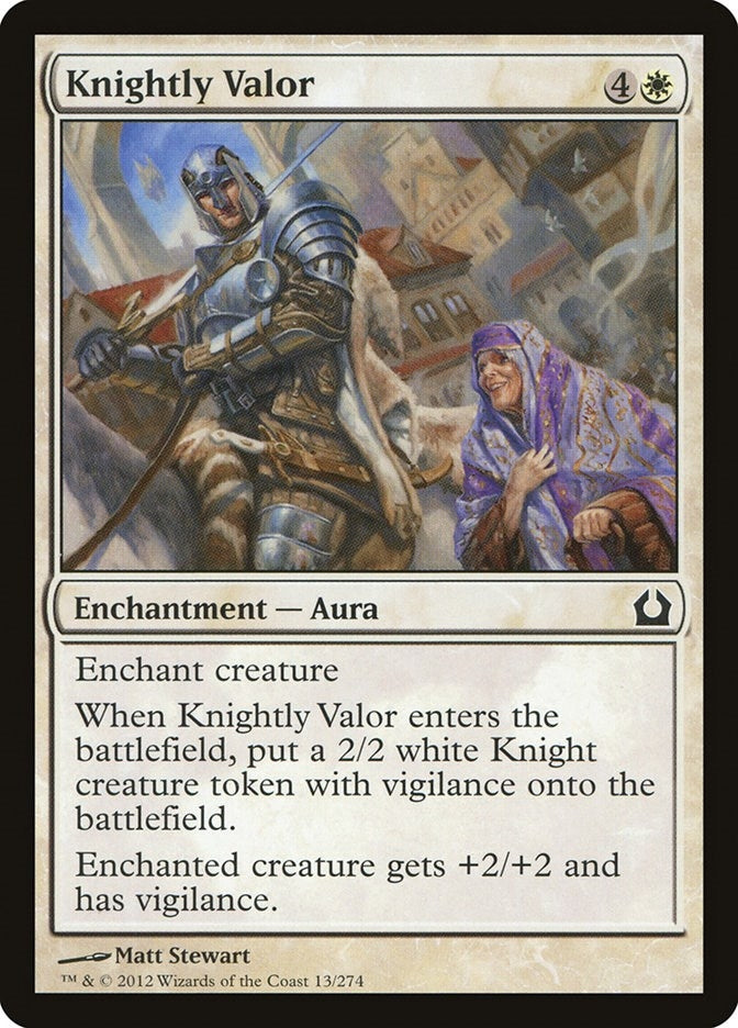 Knightly Valor (13) [RTR] - MTG Single