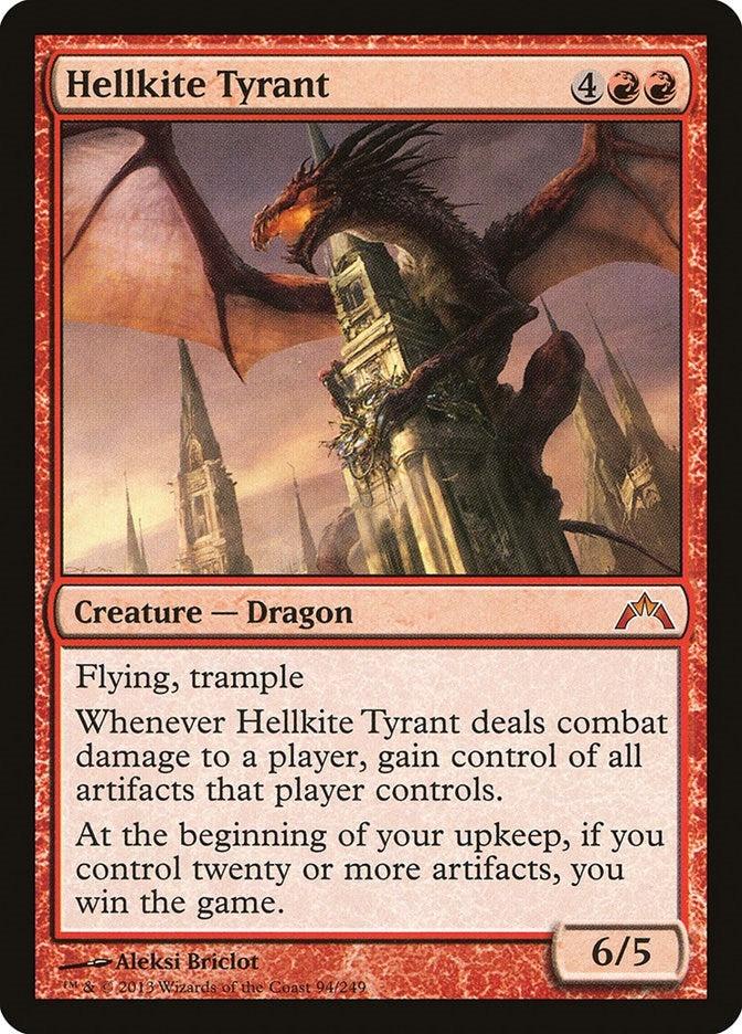 Hellkite Tyrant (94) [GTC] - MTG Single