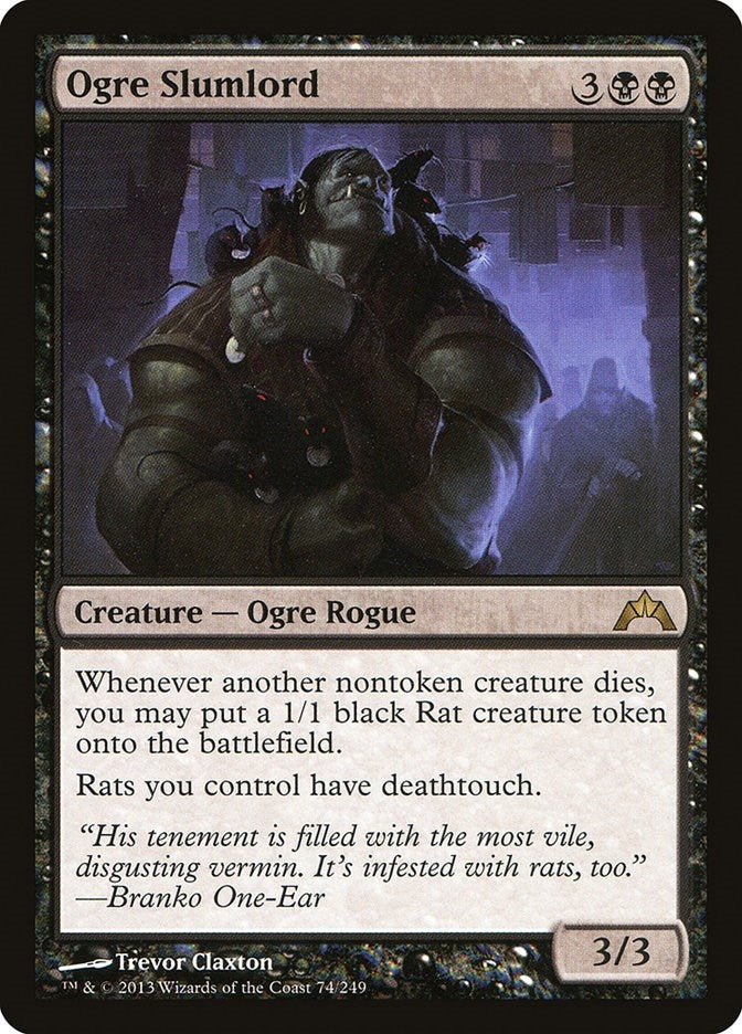 Ogre Slumlord (74) [GTC] - MTG Single