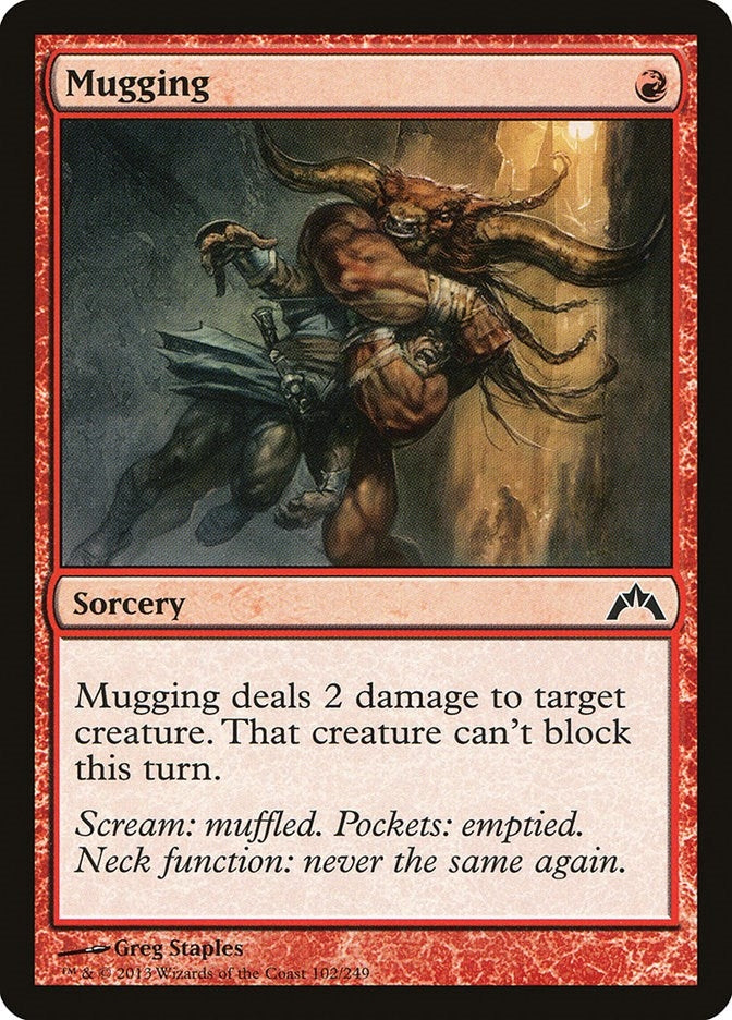 Mugging (102) [GTC] - MTG Single