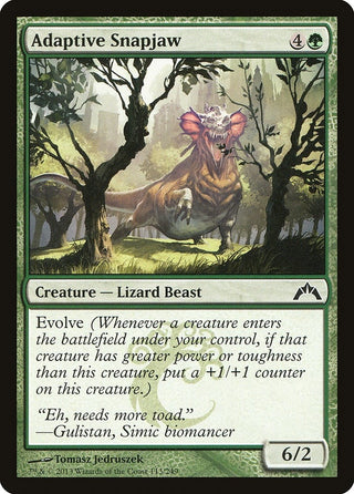Adaptive Snapjaw (113) [GTC] - MTG Single