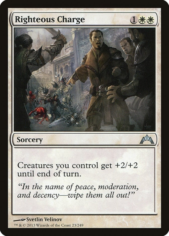 Righteous Charge (23) [GTC] - MTG Single