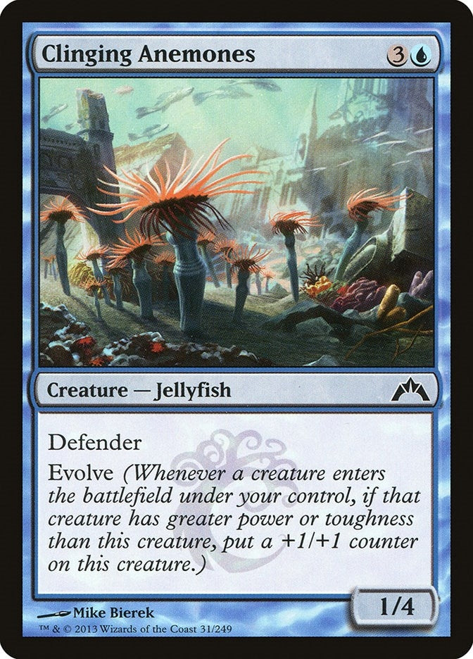 Clinging Anemones (31) [GTC] - MTG Single