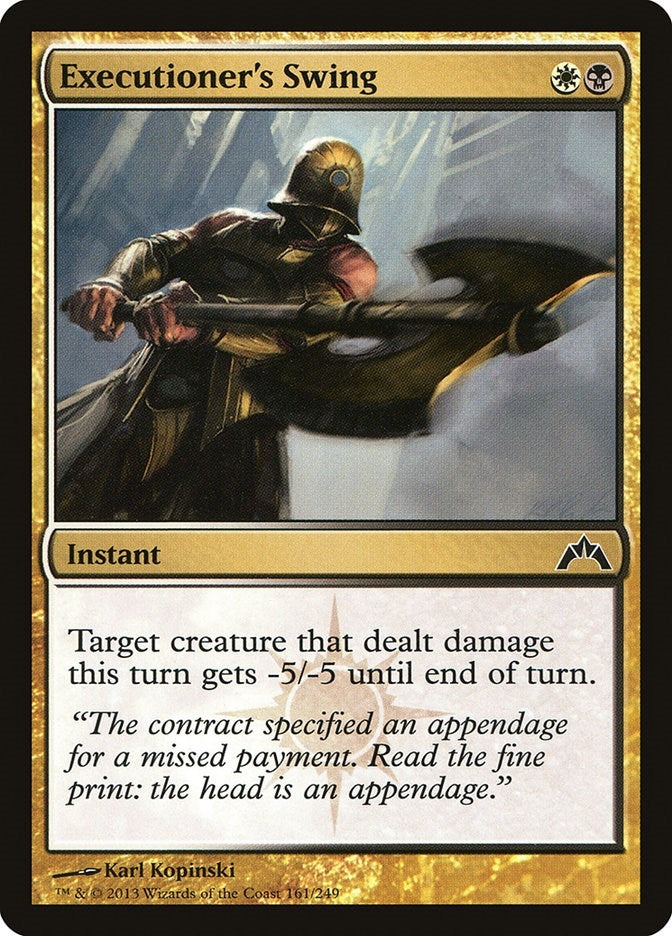 Executioner’s Swing (161) [GTC] - MTG Single