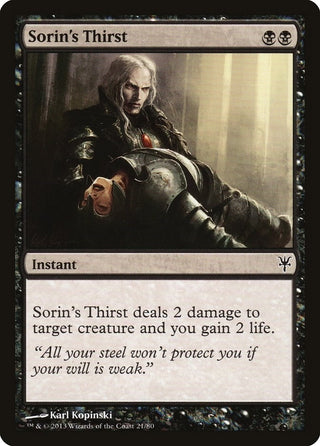 Sorin’s Thirst (21) [DDK] - MTG Single
