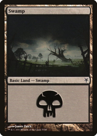 Swamp (35) (35) [DDK] - MTG Single