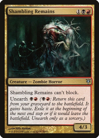 Shambling Remains (48) [DDK] - MTG Single