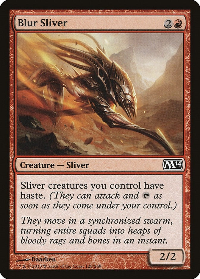 Blur Sliver (129) [M14] - MTG Single