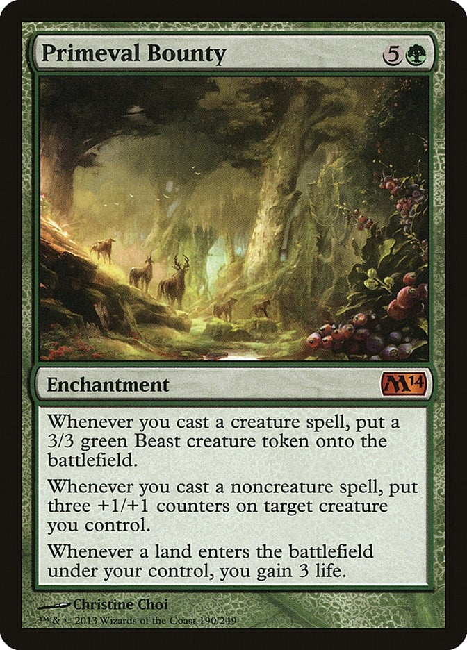 Primeval Bounty (190) [M14] - MTG Single