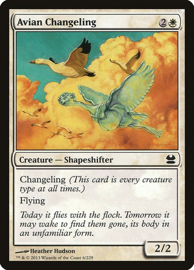 Avian Changeling (6) [MMA] - MTG Single