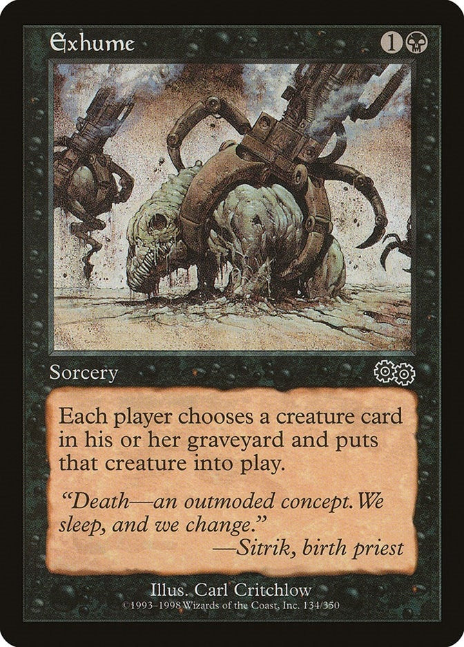 Exhume (134) [USG] - MTG Single